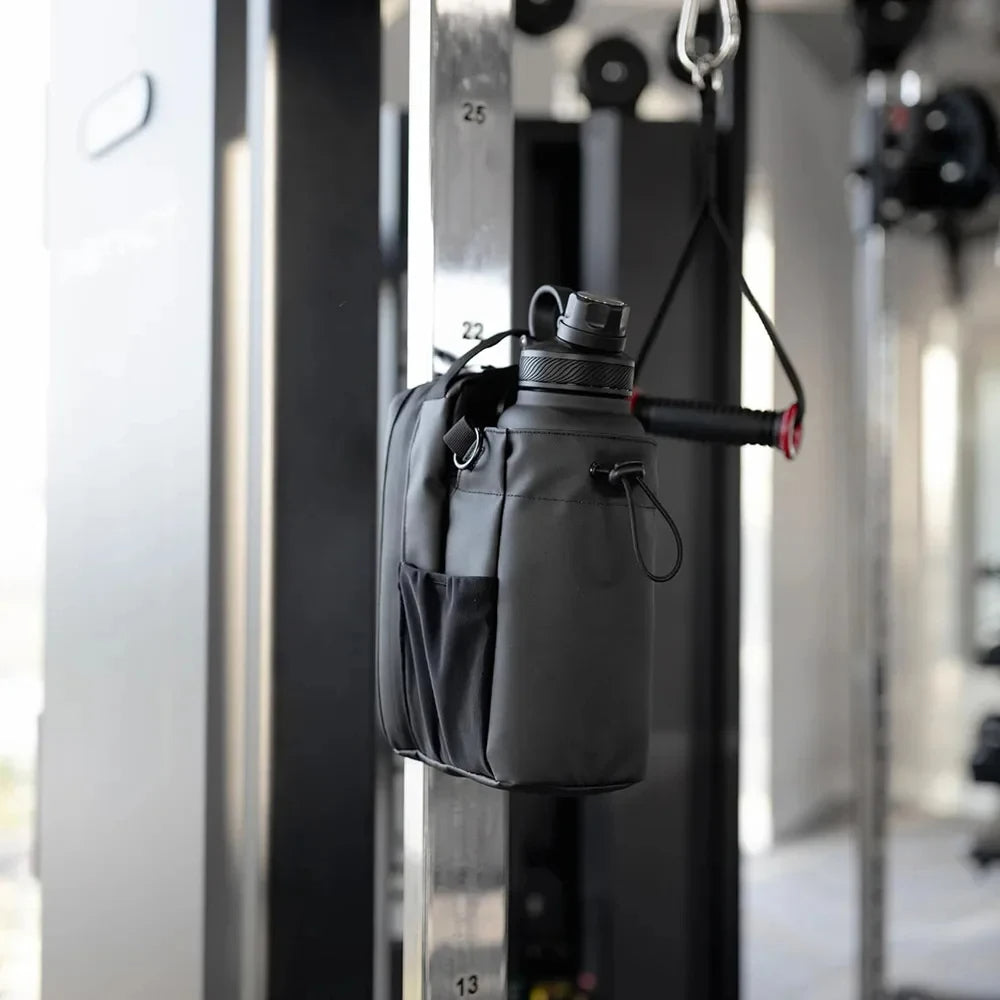 💪 💧Magnetic Water Bottle Bag – Gym Hands-Free Hydration