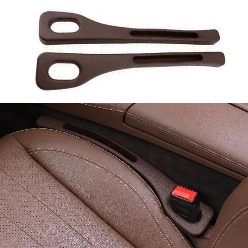 🚗 Stop Losing Phones & Keys! 2-Pack Car Seat Gap Filler Organizer