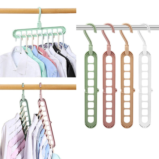 9-in-1 Smart Hanger – Space-Saving Closet Organizer