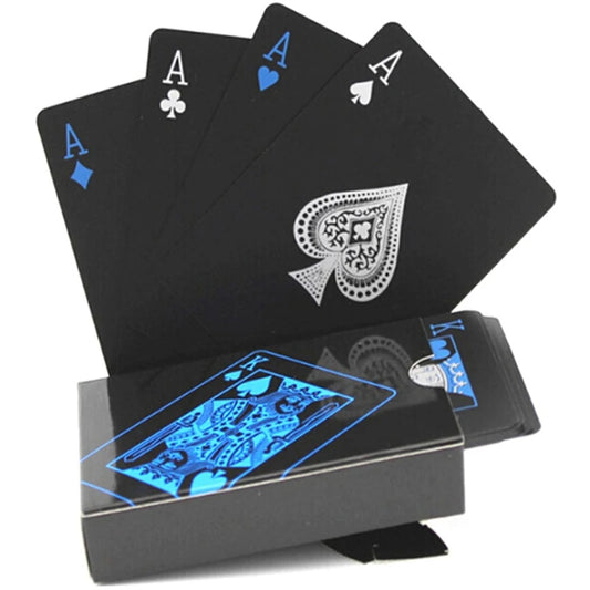 Black Playing Cards – Waterproof (54 Card Deck)