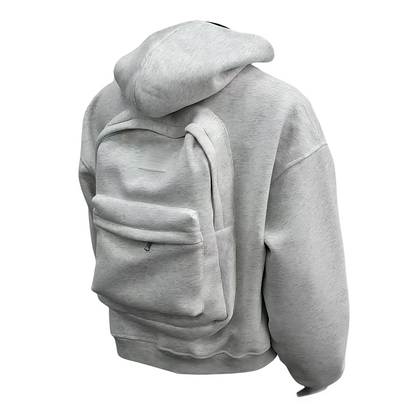 🎒 Hoodie with Built-In Backpack – Travel Smart & Stay Stylish