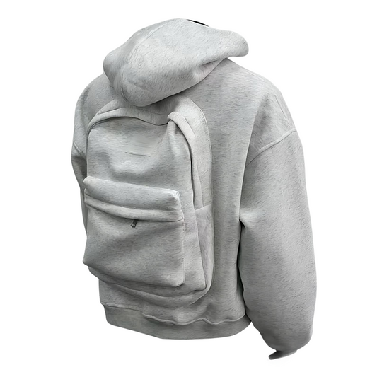 🎒 Hoodie with Built-In Backpack – Travel Smart & Stay Stylish