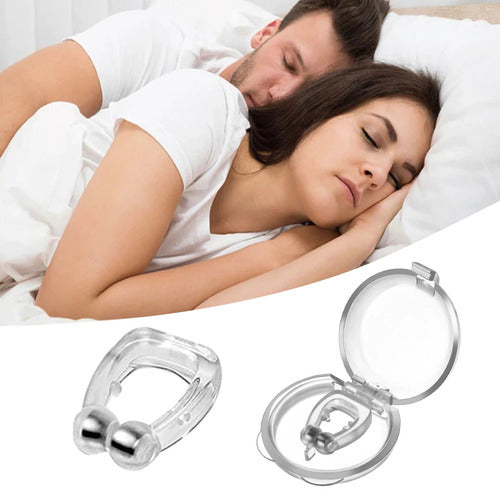 4x Anti-Snore Nose Clips – Comfortable Magnetic Sleep Aid