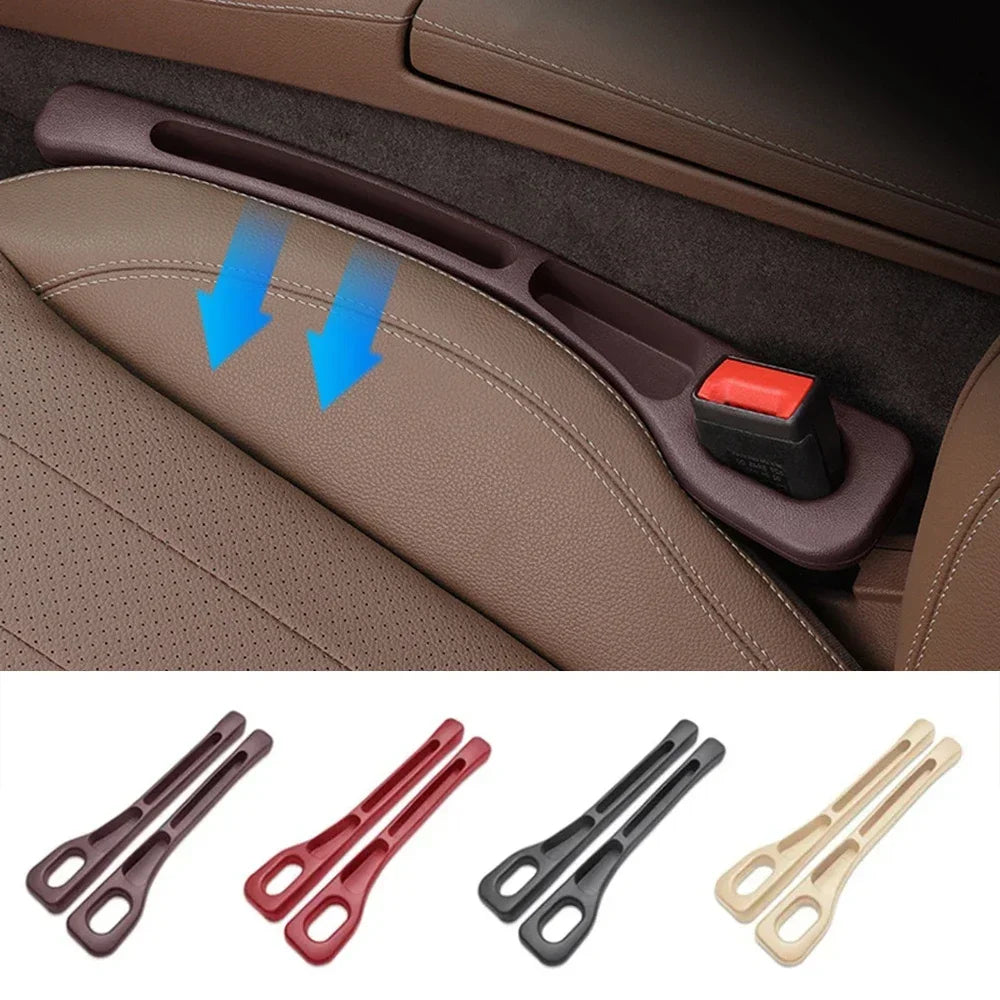 🚗 Stop Losing Phones & Keys! 2-Pack Car Seat Gap Filler Organizer