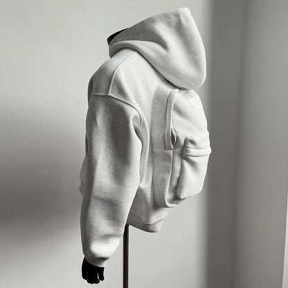 🎒 Hoodie with Built-In Backpack – Travel Smart & Stay Stylish