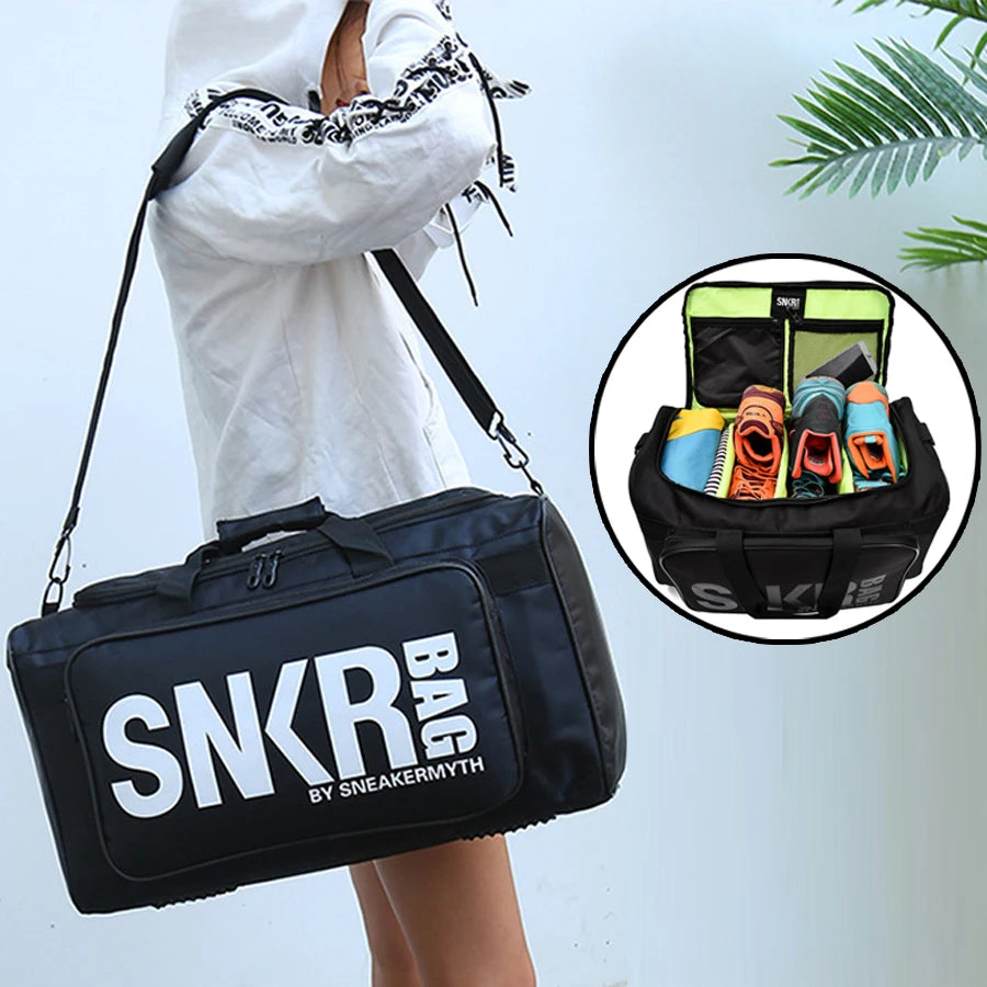 Athletes Sports Bag 🏋️‍♂️👟 – Ultimate Organizer for Gear & Sneakers