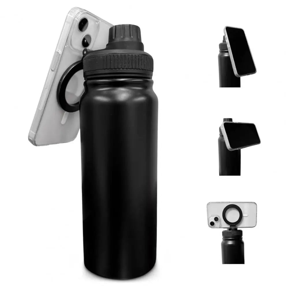 Insulated Water Bottle 💧 + Phone Mount 📱 – Perfect for Workouts