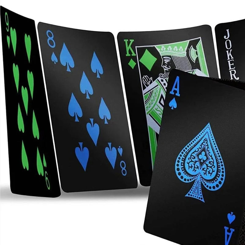Black Playing Cards – Waterproof (54 Card Deck)