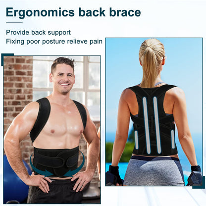 💪 Full Back & Core Posture Corrector – Premium Adjustable Support