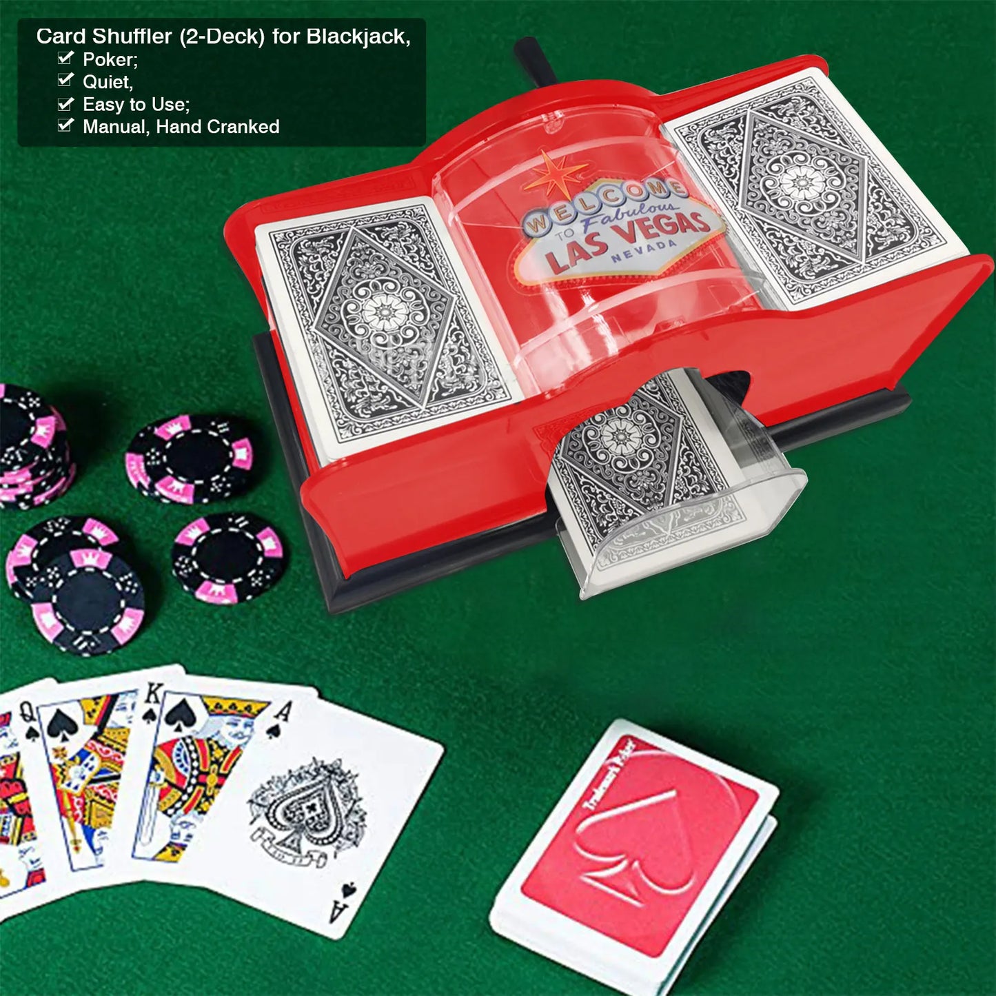 Card Shuffling Machine – Battery-Free, Durable & Easy to Use