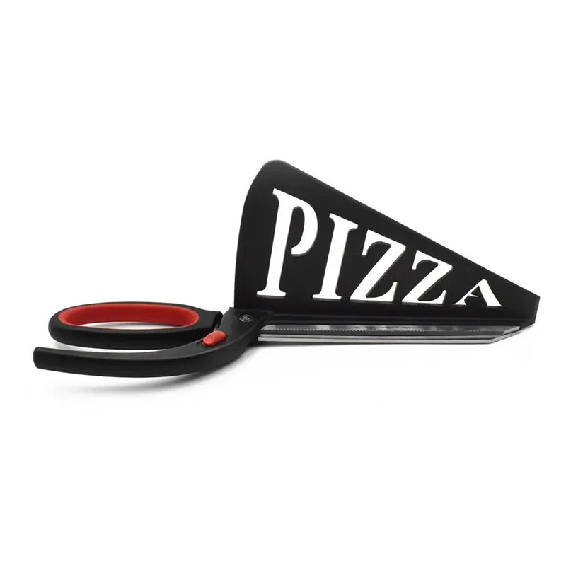 Pizza Scissors with Built-In Server Tray – Slice & Serve Without the Mess
