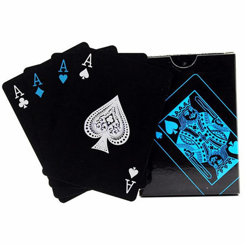 Black Playing Cards – Waterproof (54 Card Deck)