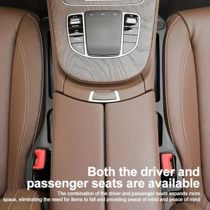 🚗 Stop Losing Phones & Keys! 2-Pack Car Seat Gap Filler Organizer
