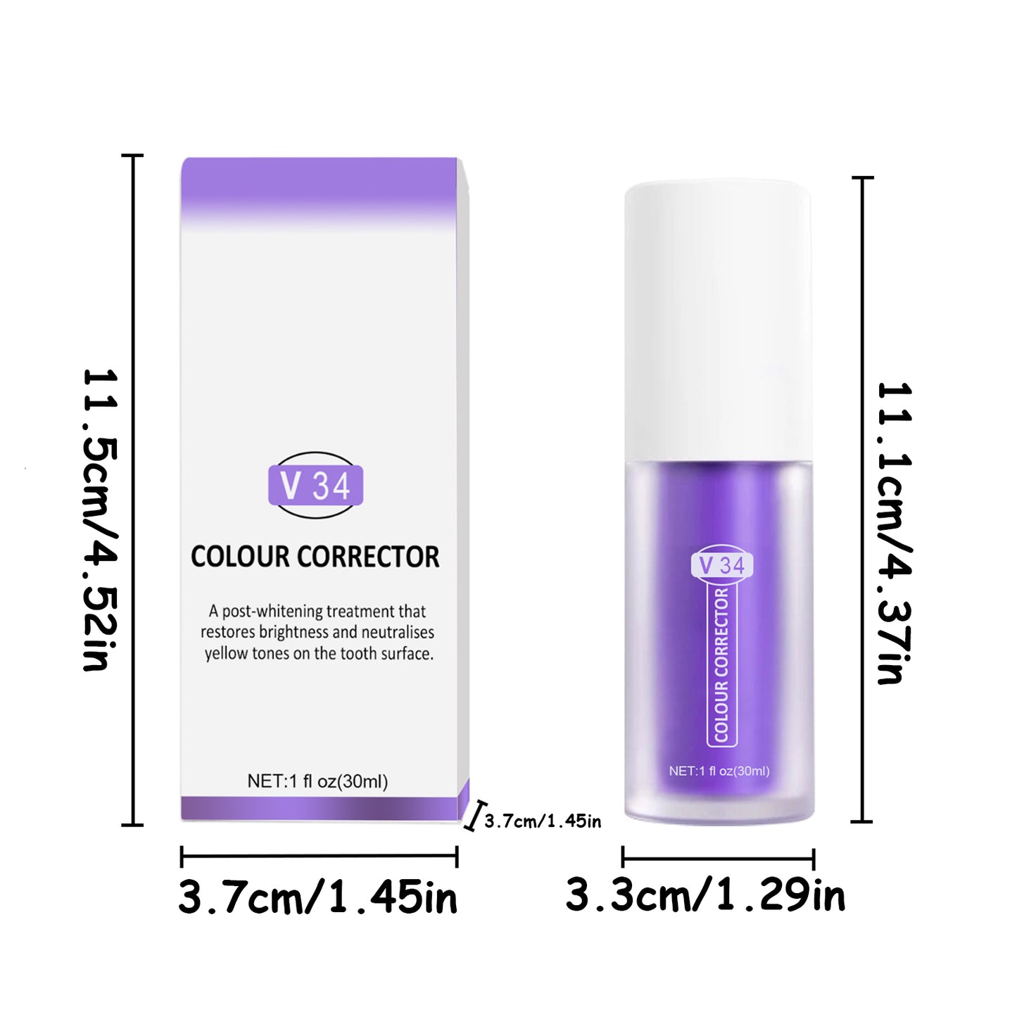 2x Whitening Toothpaste 😁 – Brighten & Remove Deep Stains