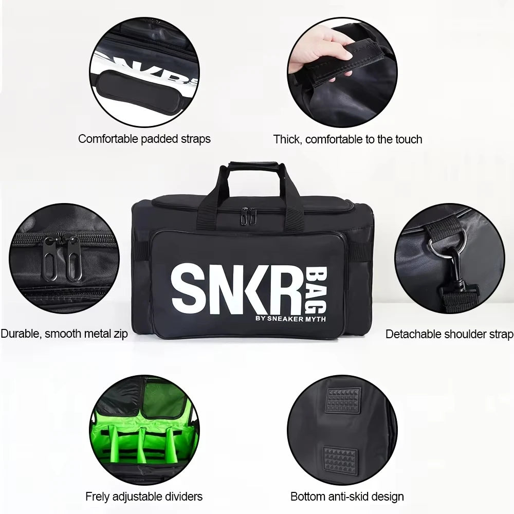 Athletes Sports Bag 🏋️‍♂️👟 – Ultimate Organizer for Gear & Sneakers