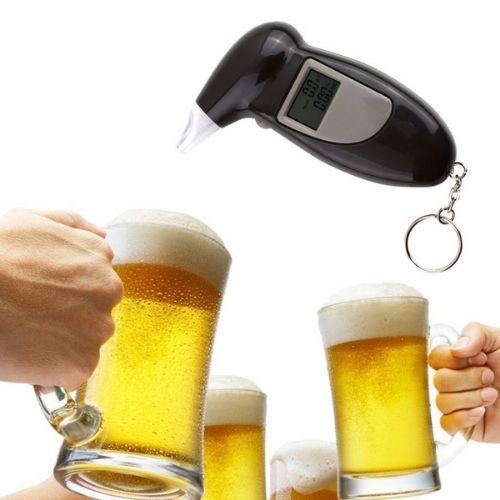 Portable Alcohol Tester 🍷🚫 – Breathalyzer for Safe Driving