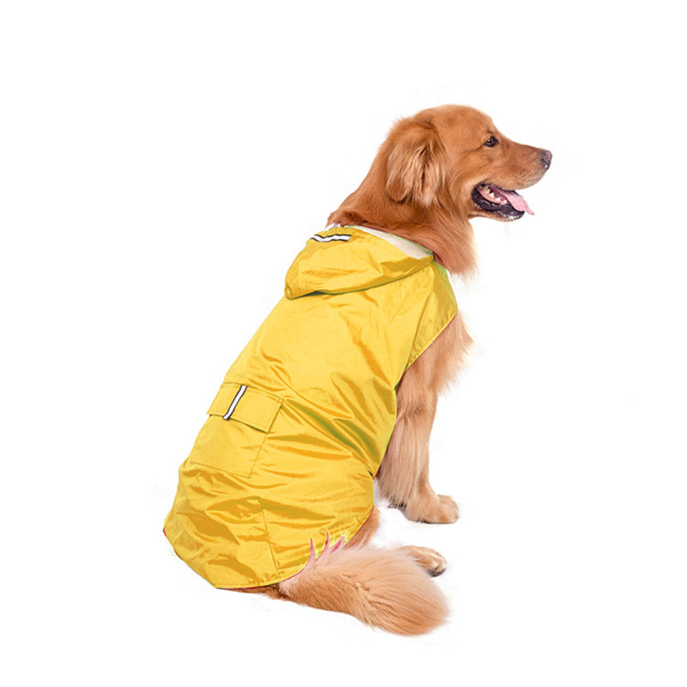 Dog Waterproof Raincoat 🌧️🐶 – Cute Hooded Jacket for All-Weather
