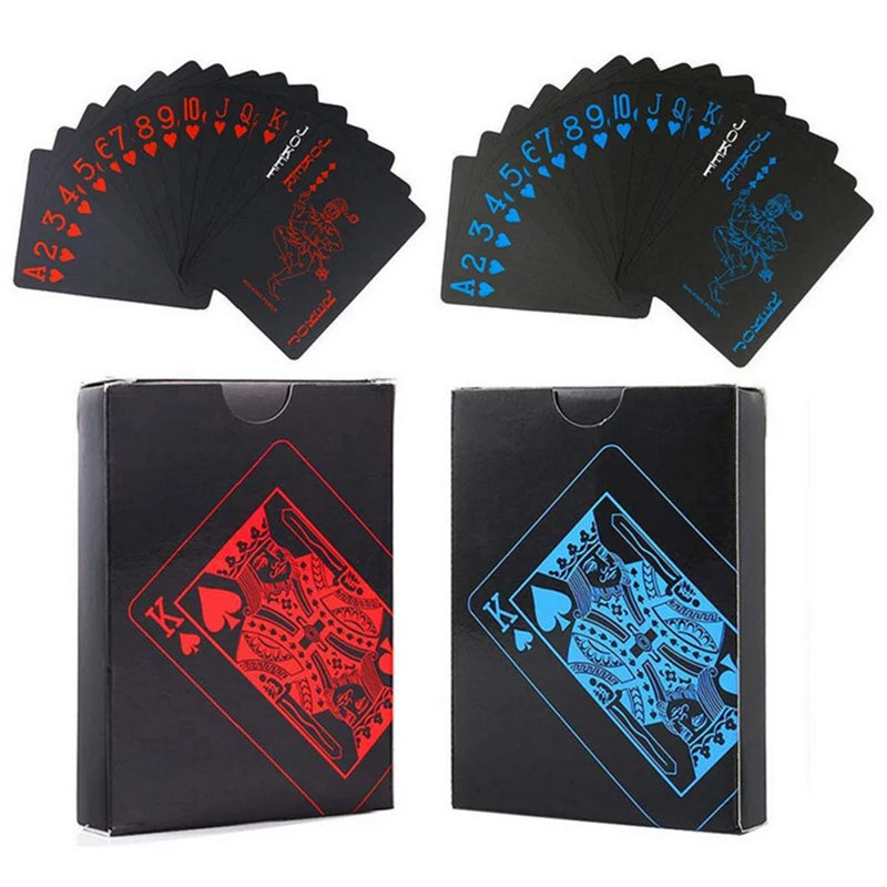 Black Playing Cards – Waterproof (54 Card Deck)