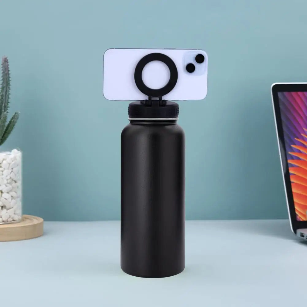 Insulated Water Bottle 💧 + Phone Mount 📱 – Perfect for Workouts