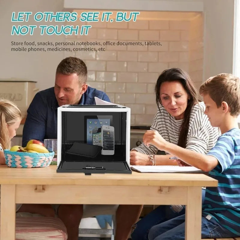 🔒 Lockable Storage Box – Protect Snacks, Essentials & Valuables