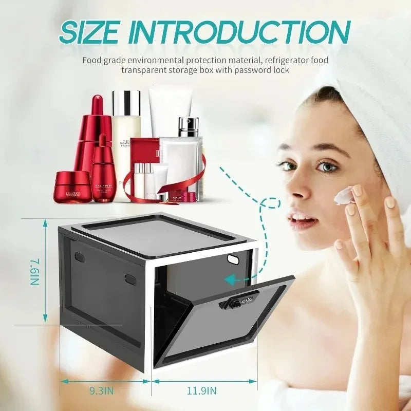 🔒 Lockable Storage Box – Protect Snacks, Essentials & Valuables