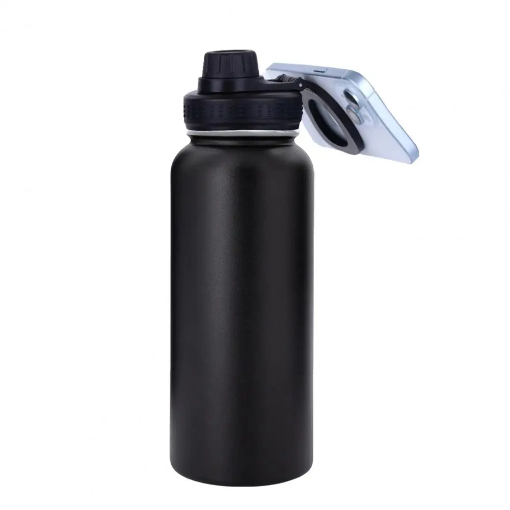 Insulated Water Bottle 💧 + Phone Mount 📱 – Perfect for Workouts