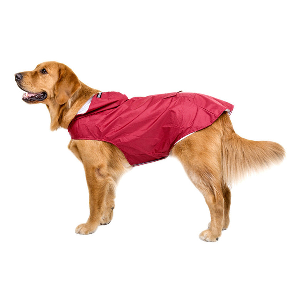 Dog Waterproof Raincoat 🌧️🐶 – Cute Hooded Jacket for All-Weather