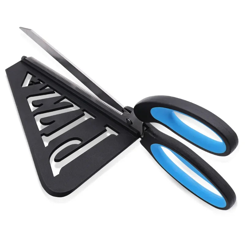 Pizza Scissors with Built-In Server Tray – Slice & Serve Without the Mess