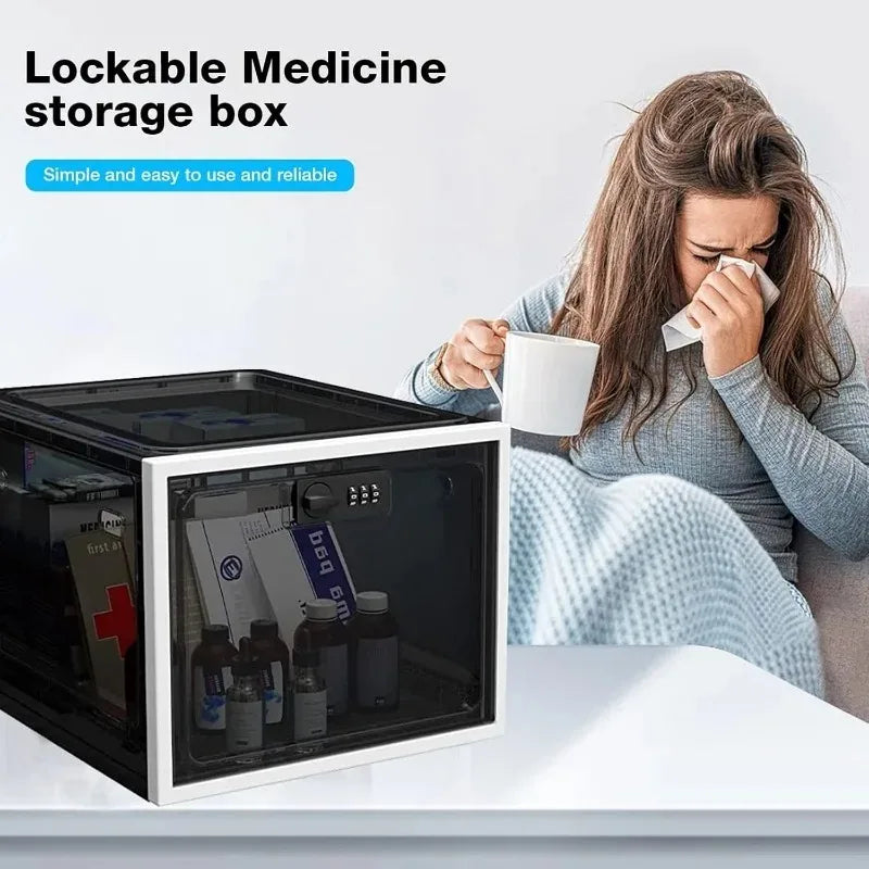 🔒 Lockable Storage Box – Protect Snacks, Essentials & Valuables